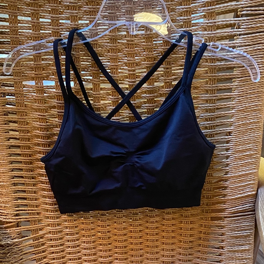 90° by Reflex Strappy Back Sports Bra, size M